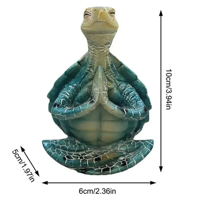 Meditating Sea Turtle Garden Statue