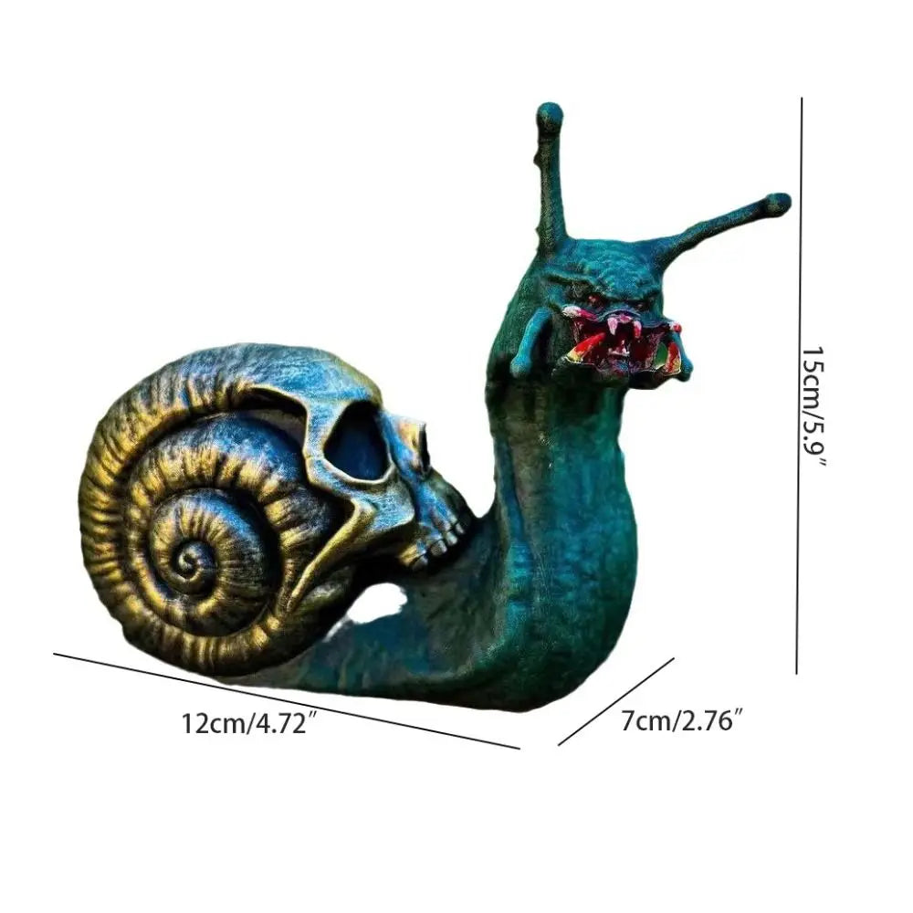 Savage Snail Garden Statue