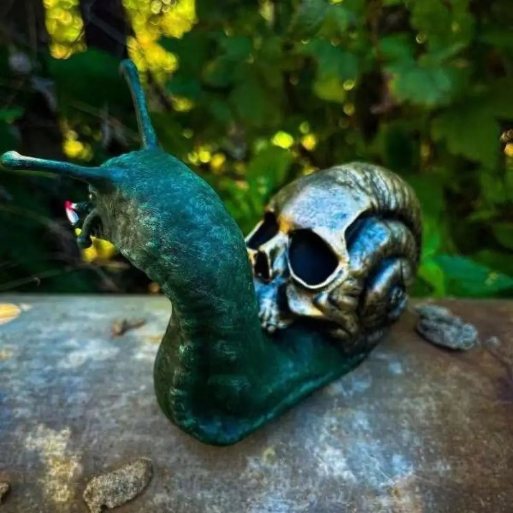 Savage Snail Garden Statue