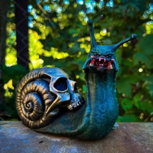 Savage Snail Garden Statue