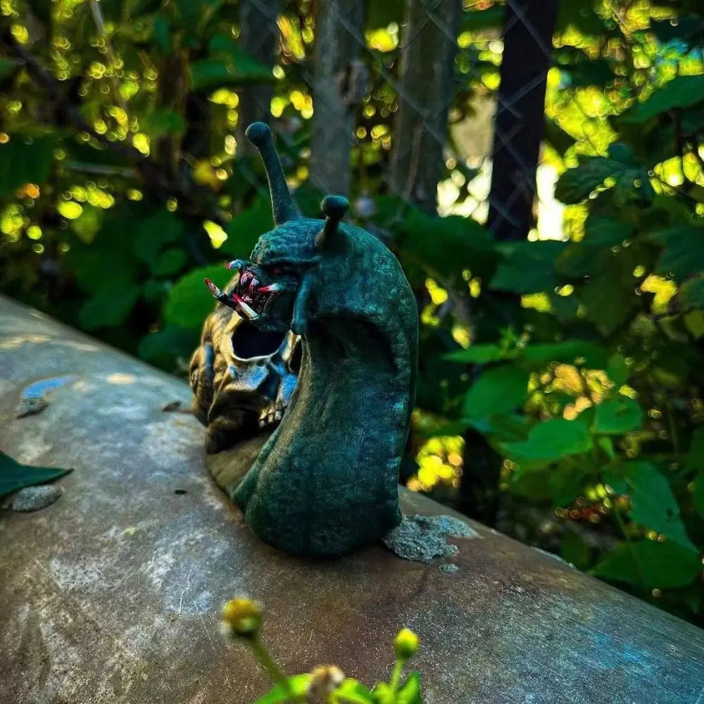 Savage Snail Garden Statue