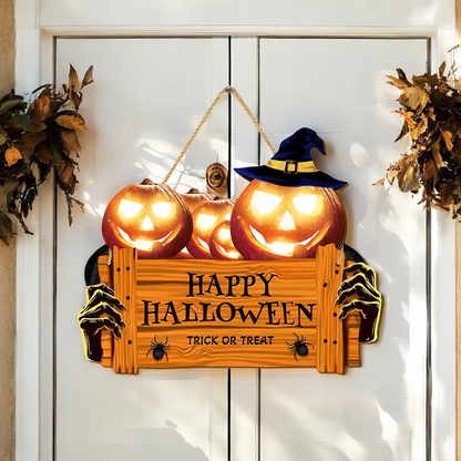 Happy Halloween Wooden Wall Decor